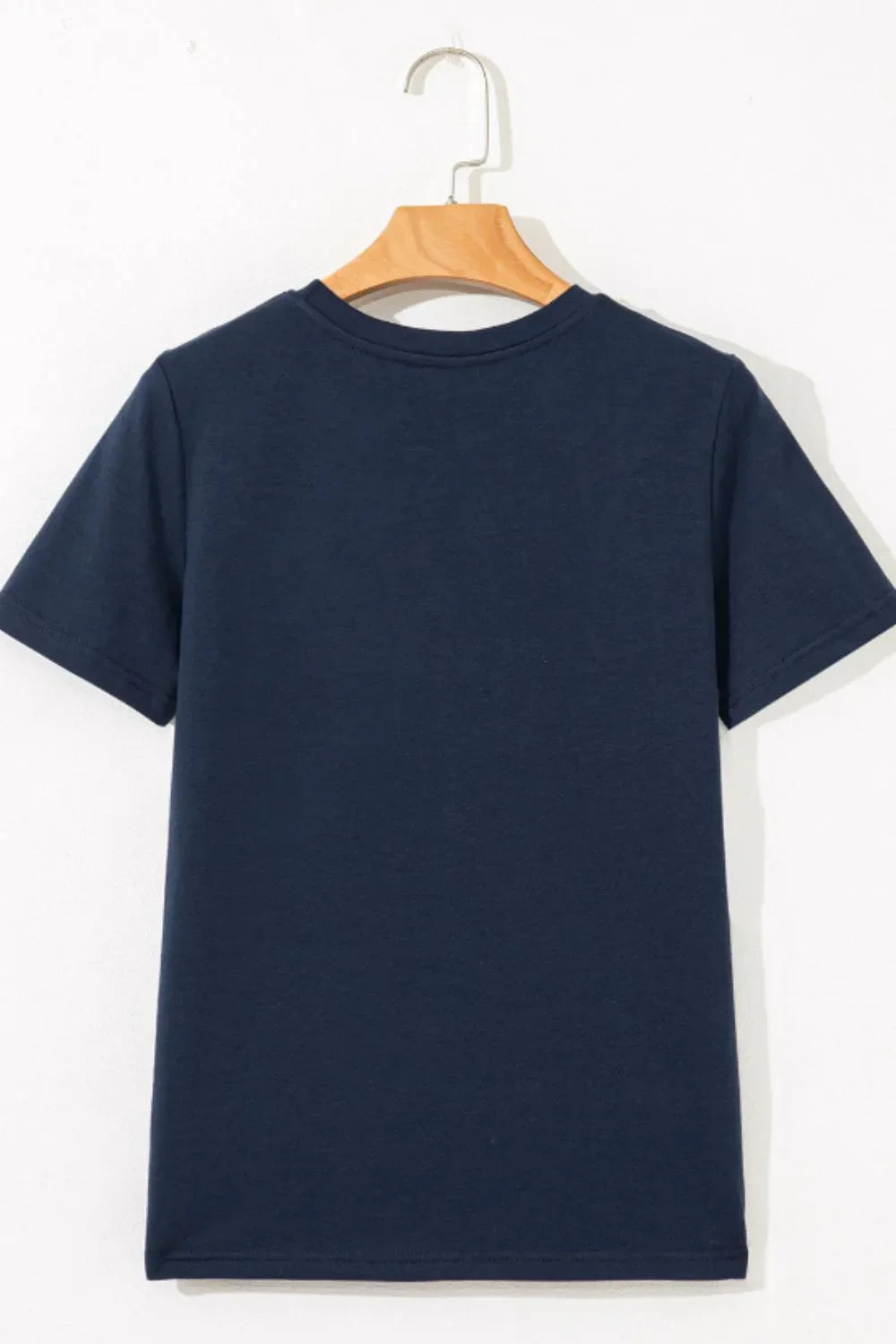 Solid Round Neck T Shirt With Moderate Stretch - Southern Shores Clothing