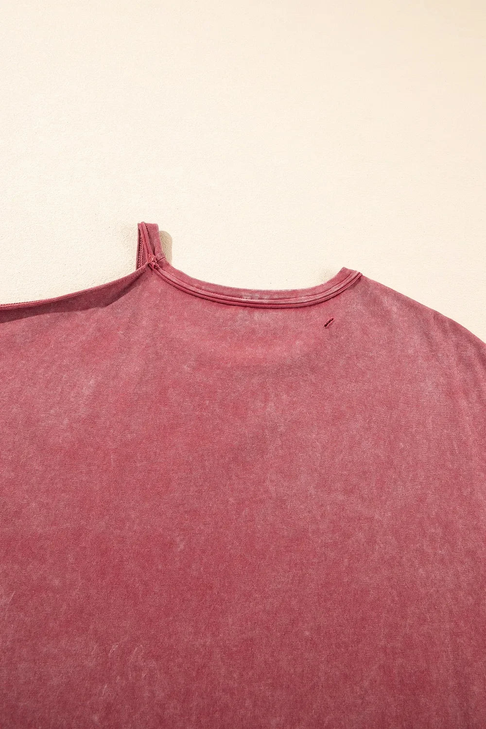 One Shoulder Oversized Tunic T Shirt Cotton - Southern Shores Clothing