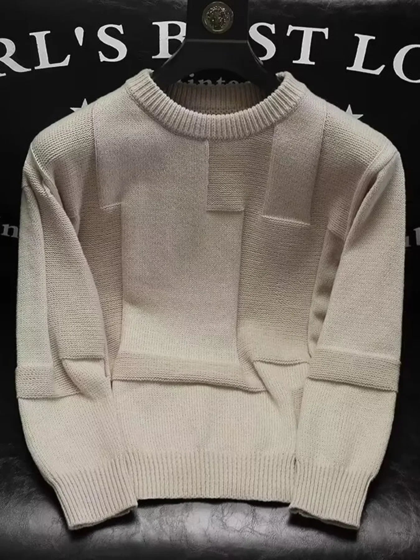 Plus Size Round Neck Long Sleeve Sweater - Southern Shores Clothing