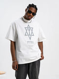Graphic Round Neck Half Sleeve Stretch T Shirt - Southern Shores Clothing