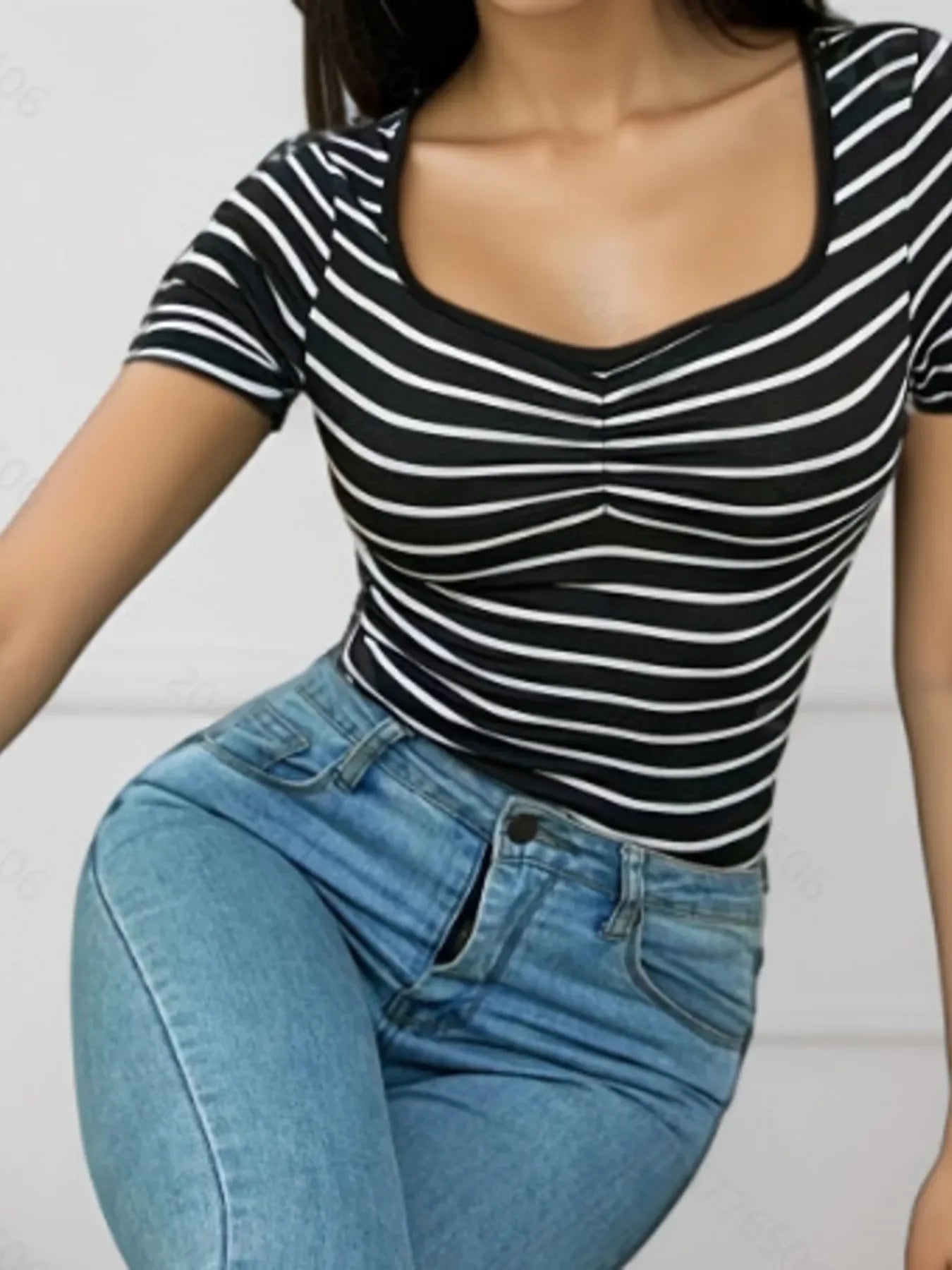 Striped Short Sleeve T-Shirt - Southern Shores Clothing