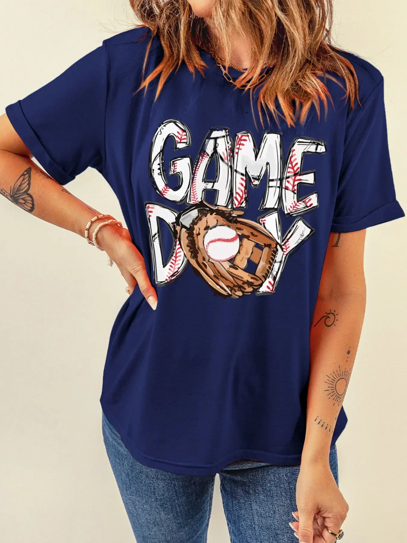 Game Day Graphic Short Sleeve T Shirt With Stretch - Southern Shores Clothing