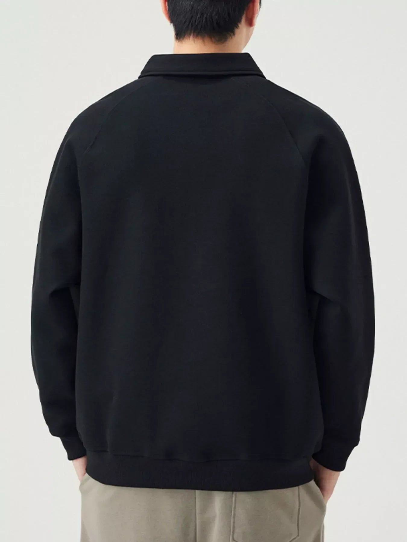 Plus Size Two-Tone Raglan Quarter Zip Sweatshirt - Southern Shores Clothing