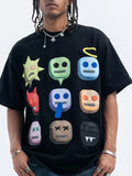 Graphic Round Neck T Shirt With Stretch For Casual Wear - Southern Shores Clothing