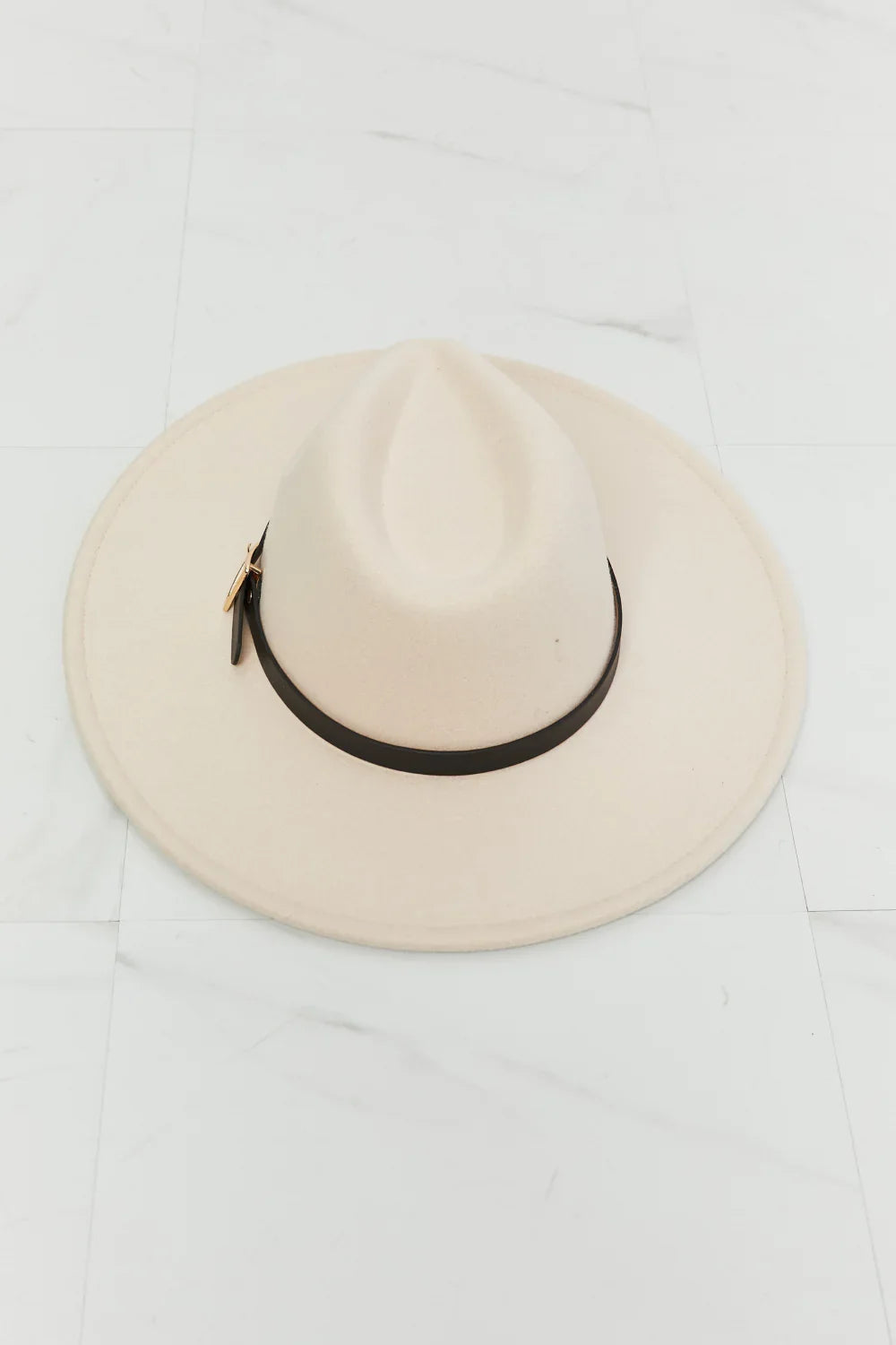 Fedora Hat With Belt Buckle And Adjustable Strap - Southern Shores Clothing
