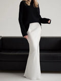 High-Waisted Lightweight Blend Maxi Skirt - Southern Shores Clothing