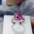 5 Carat Moissanite Ring In Sterling Silver - Southern Shores Clothing