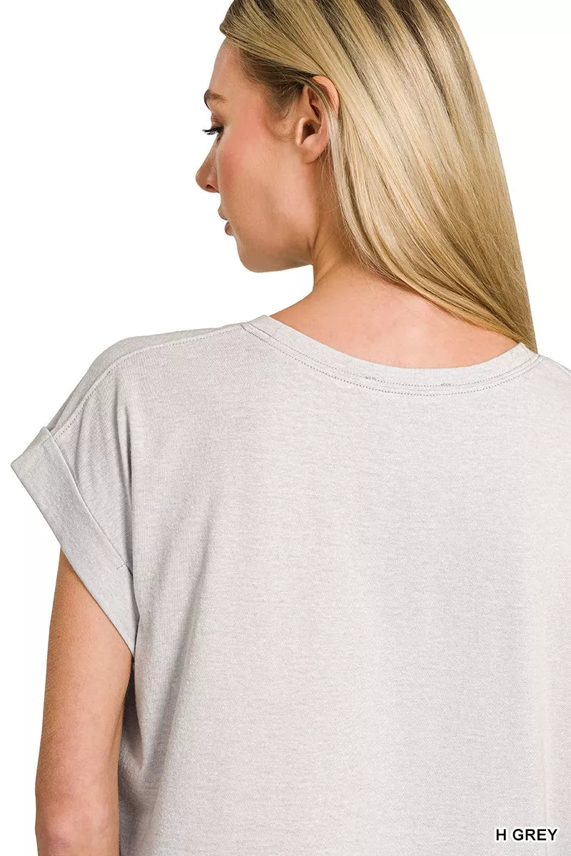 American Flag Round Neck Short Sleeve T Shirt