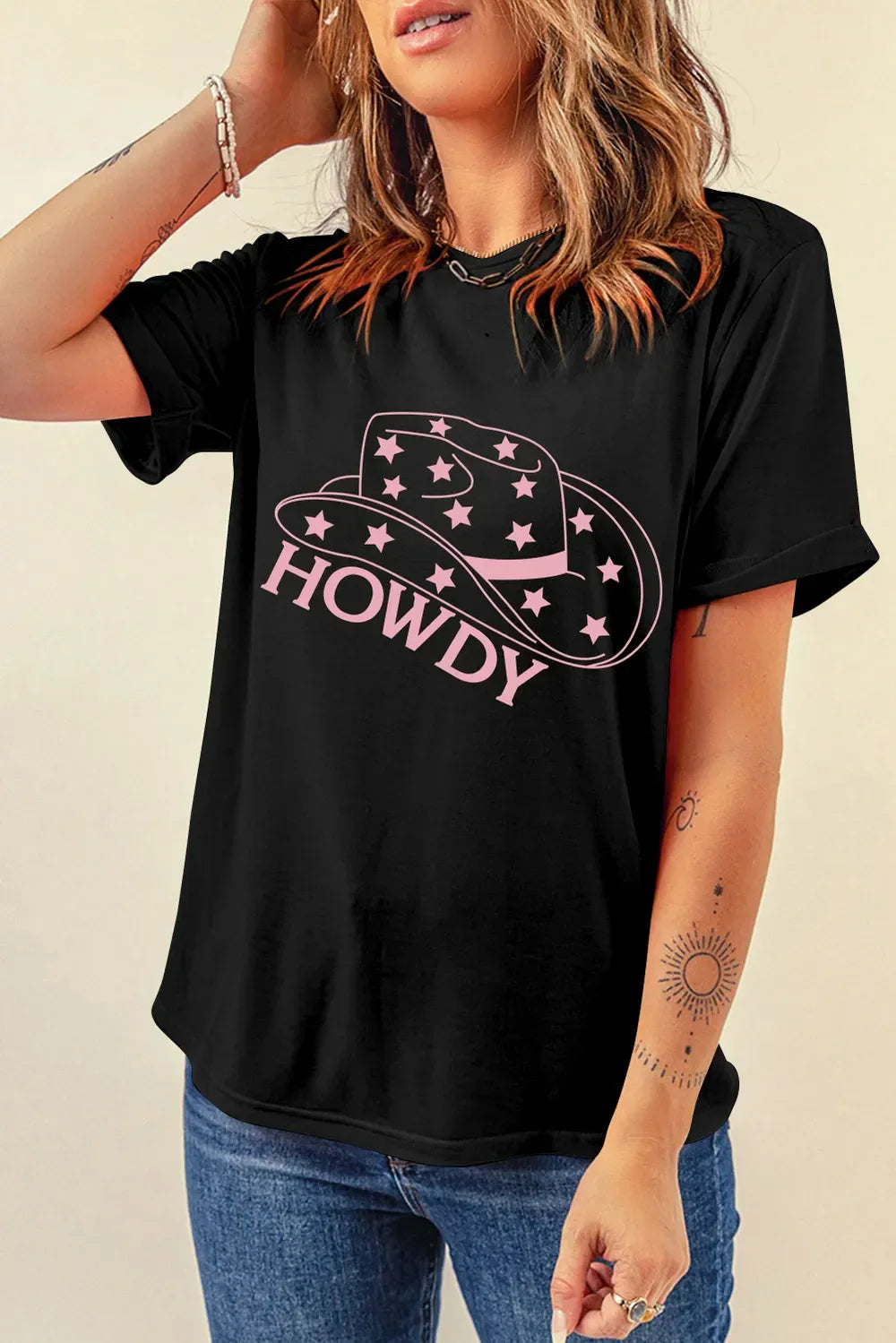 Round Neck Short Sleeve T Shirt Polyester Cotton Blend - Southern Shores Clothing