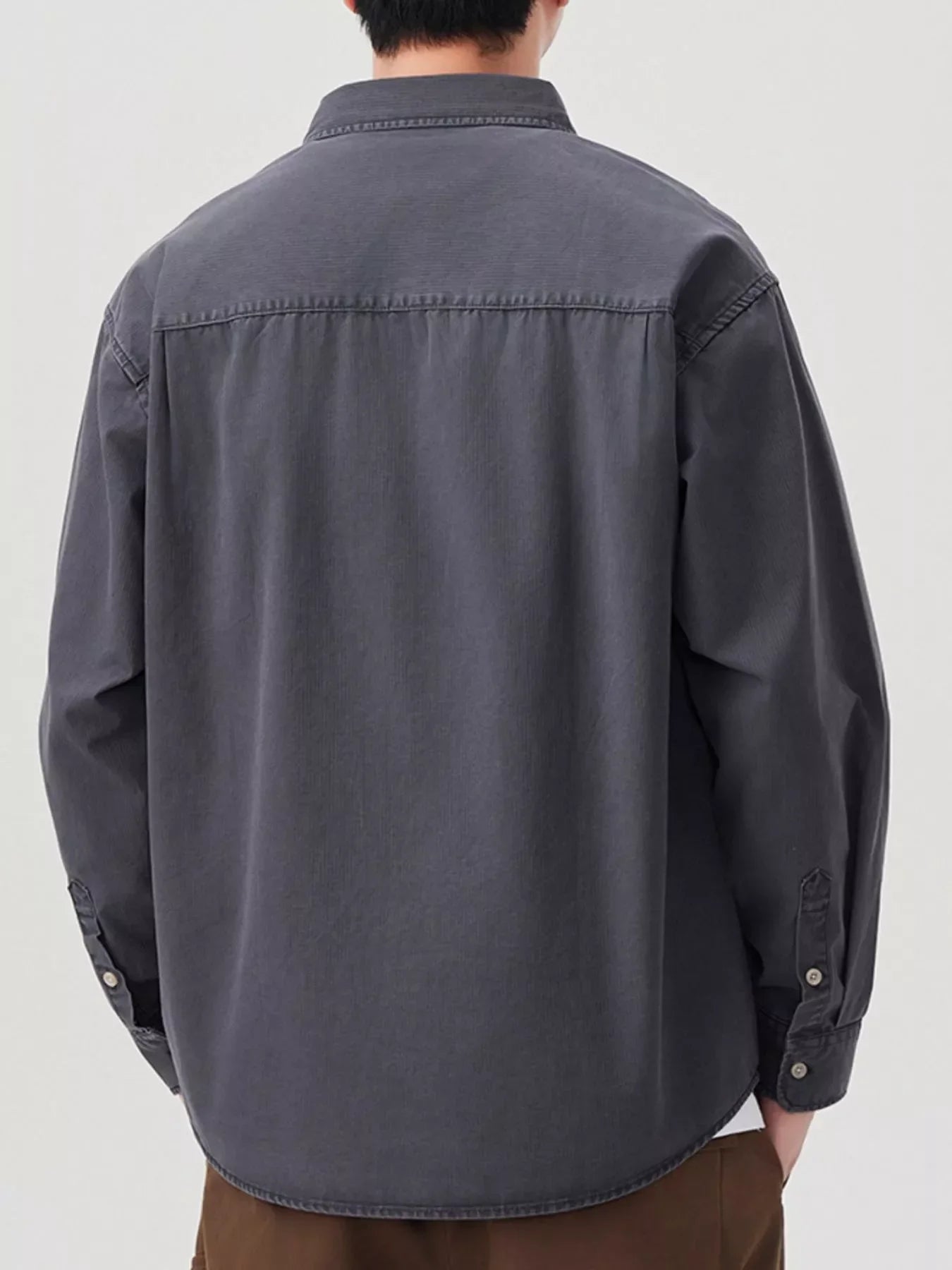 Plus Size Long Sleeve Button Up Shirt Relaxed Fit - Southern Shores Clothing