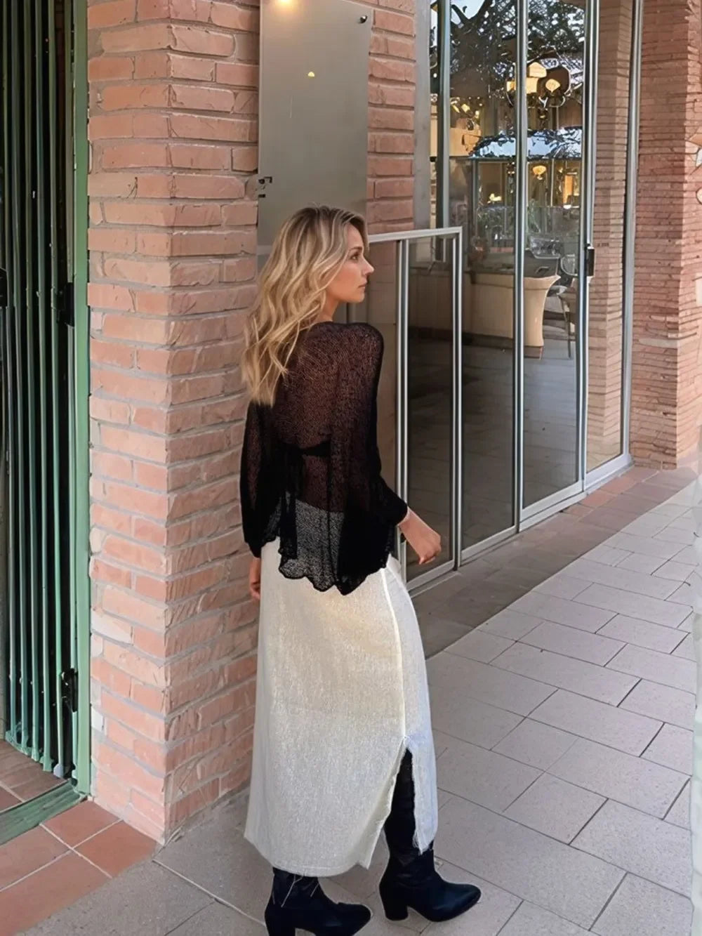 Lightweight Sheer Long Sleeve Beach Cover Up - Southern Shores Clothing