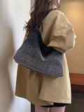Evening Sparkling Rhinestone Hobo Shoulder Bag - Southern Shores Clothing