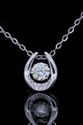 Minimalist 0.5 Carat Moissanite Zircon Pendant Necklace - Southern Shores Clothing