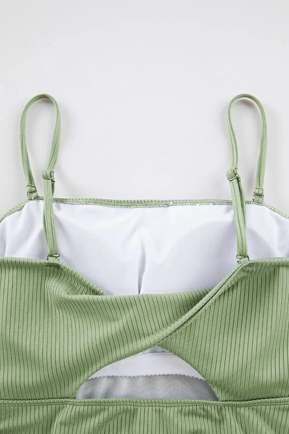 Ribbed Drawstring Cutout One Piece Swimsuit - Southern Shores Clothing