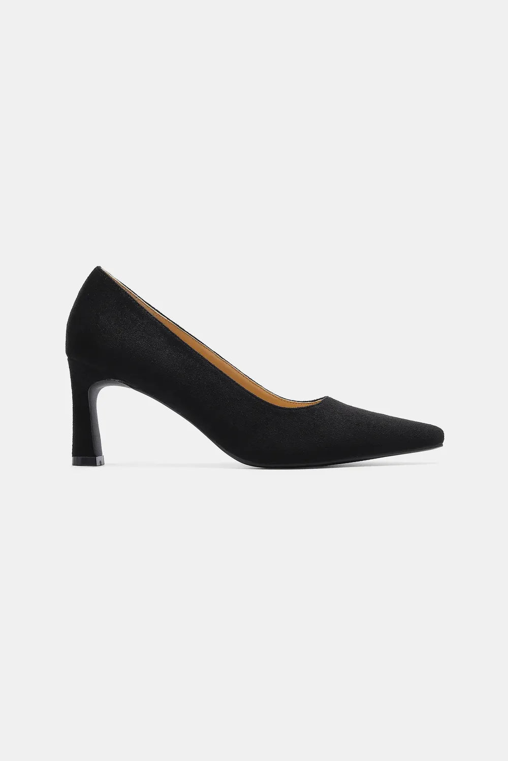 Faux Suede Point Toe Pumps For Office And Formal