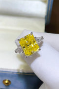 Coastal 5 Carat Moissanite Sterling Silver Ring - Southern Shores Clothing