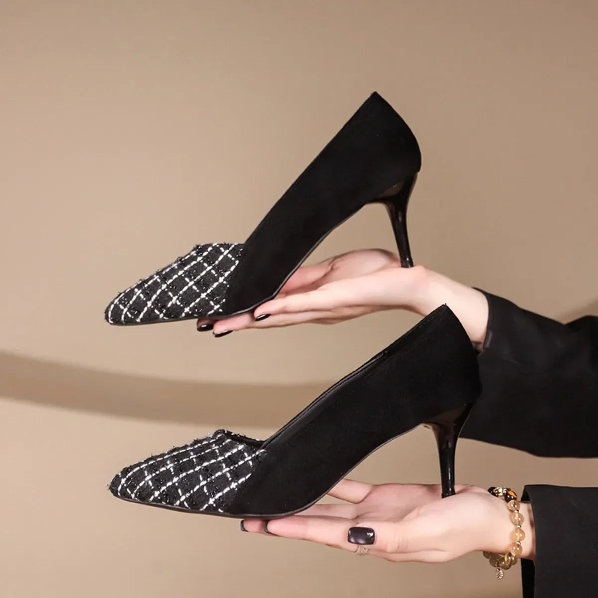 Point Toe Suede Pumps High Heel Dress Shoes - Southern Shores Clothing