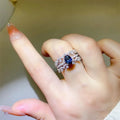 1 Carat Moissanite Sterling Silver Solitaire Ring - Southern Shores Clothing