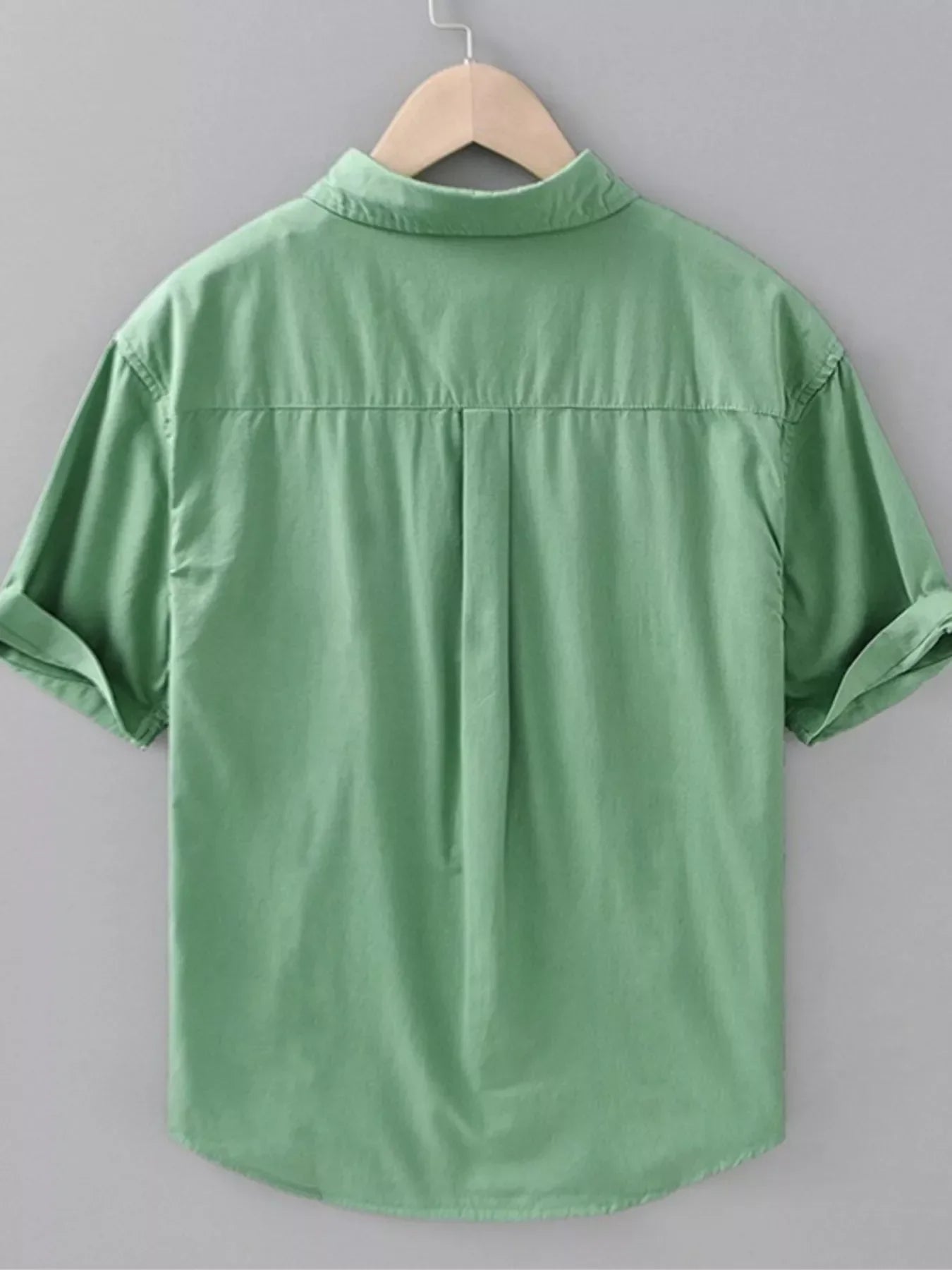 Cotton Plus Size Button Up Shirt With Pocket - Southern Shores Clothing