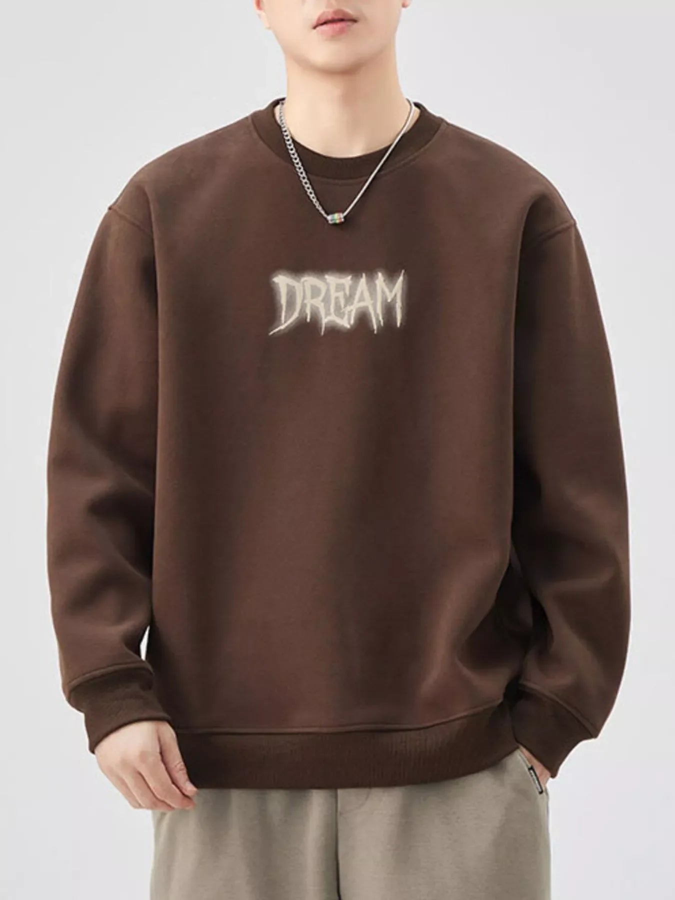 Plus Size Dropped Shoulder Crew Neck Sweatshirt - Southern Shores Clothing