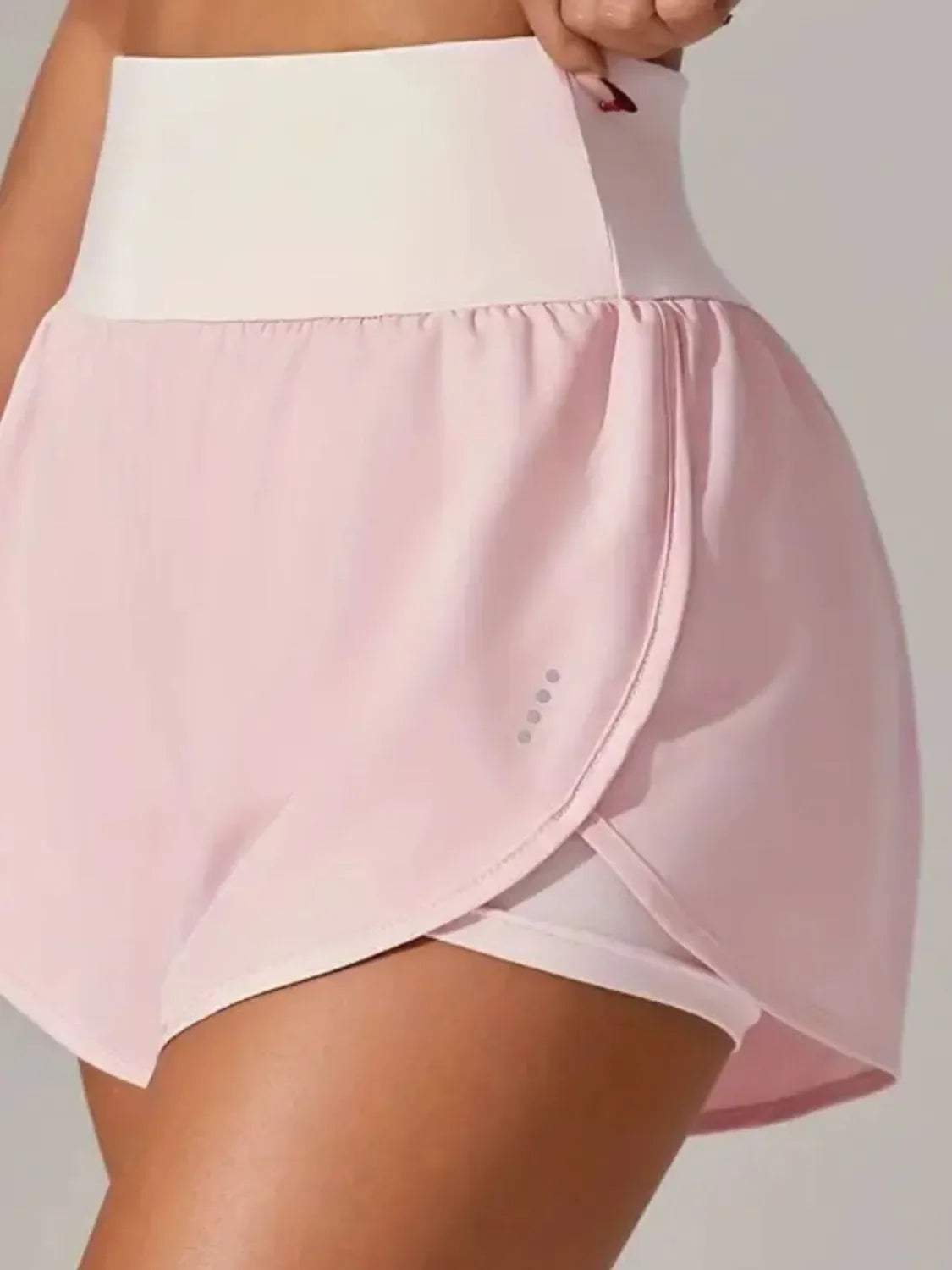 Pocketed High Waist Active Shorts For Daily Activities - Southern Shores Clothing