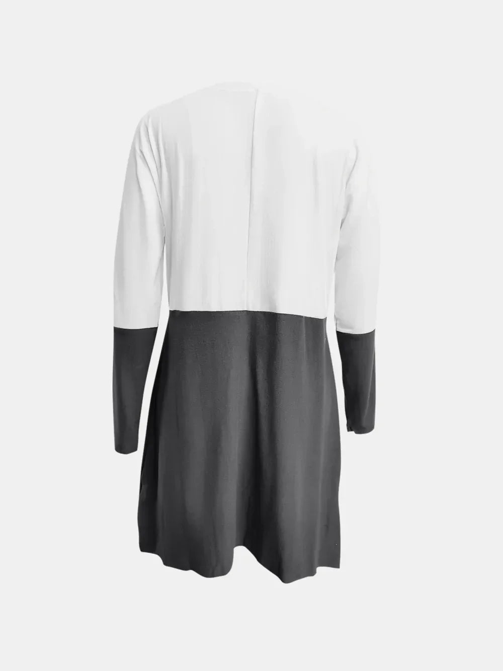 Graphic Two-Tone Round Neck Long Sleeve T-Shirt - Southern Shores Clothing
