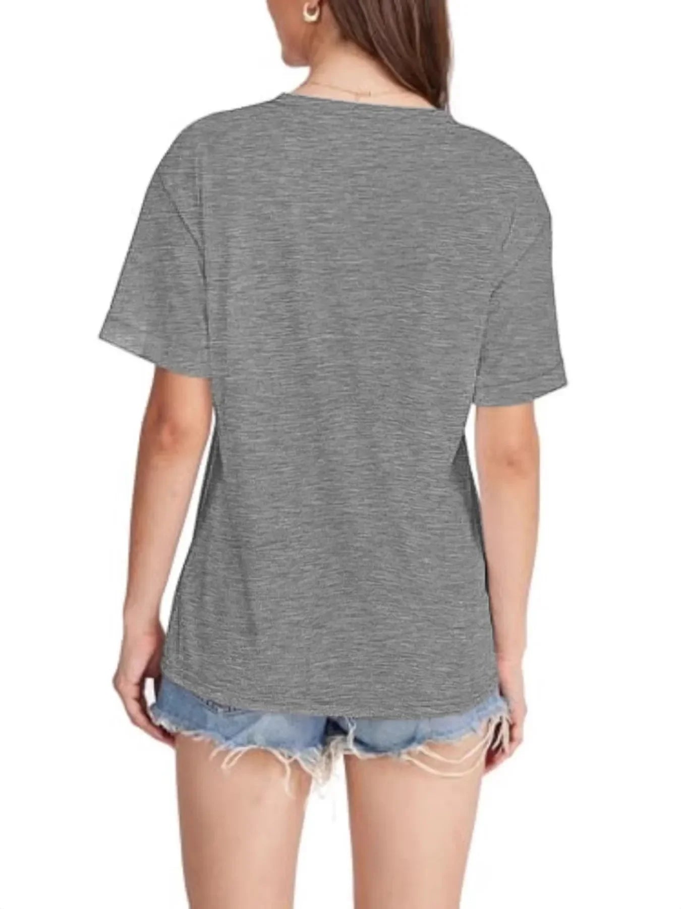 V-Neck Pocket T-Shirt With Stretch For Everyday Wear - Southern Shores Clothing