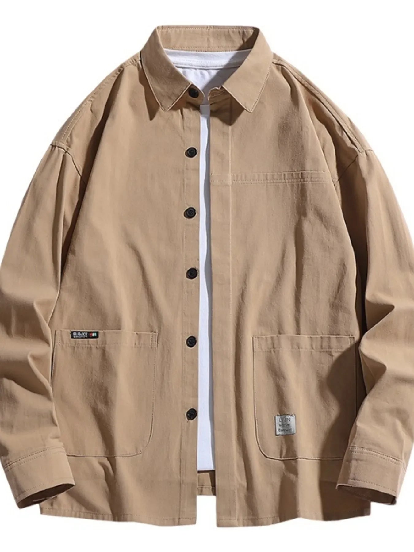 Plus Size Oversized Button Up Shirt With Chest Pocket - Southern Shores Clothing