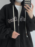 Plus Size Zip Up Drawstring Hoodie Coastal Style - Southern Shores Clothing