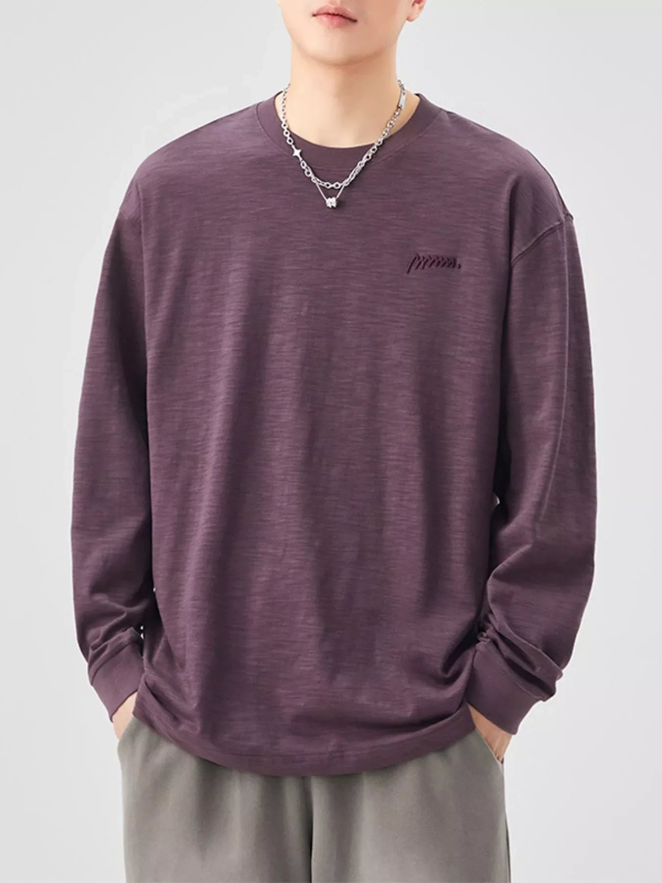 Plus Size Long Sleeve Cotton T Shirt Casual - Southern Shores Clothing