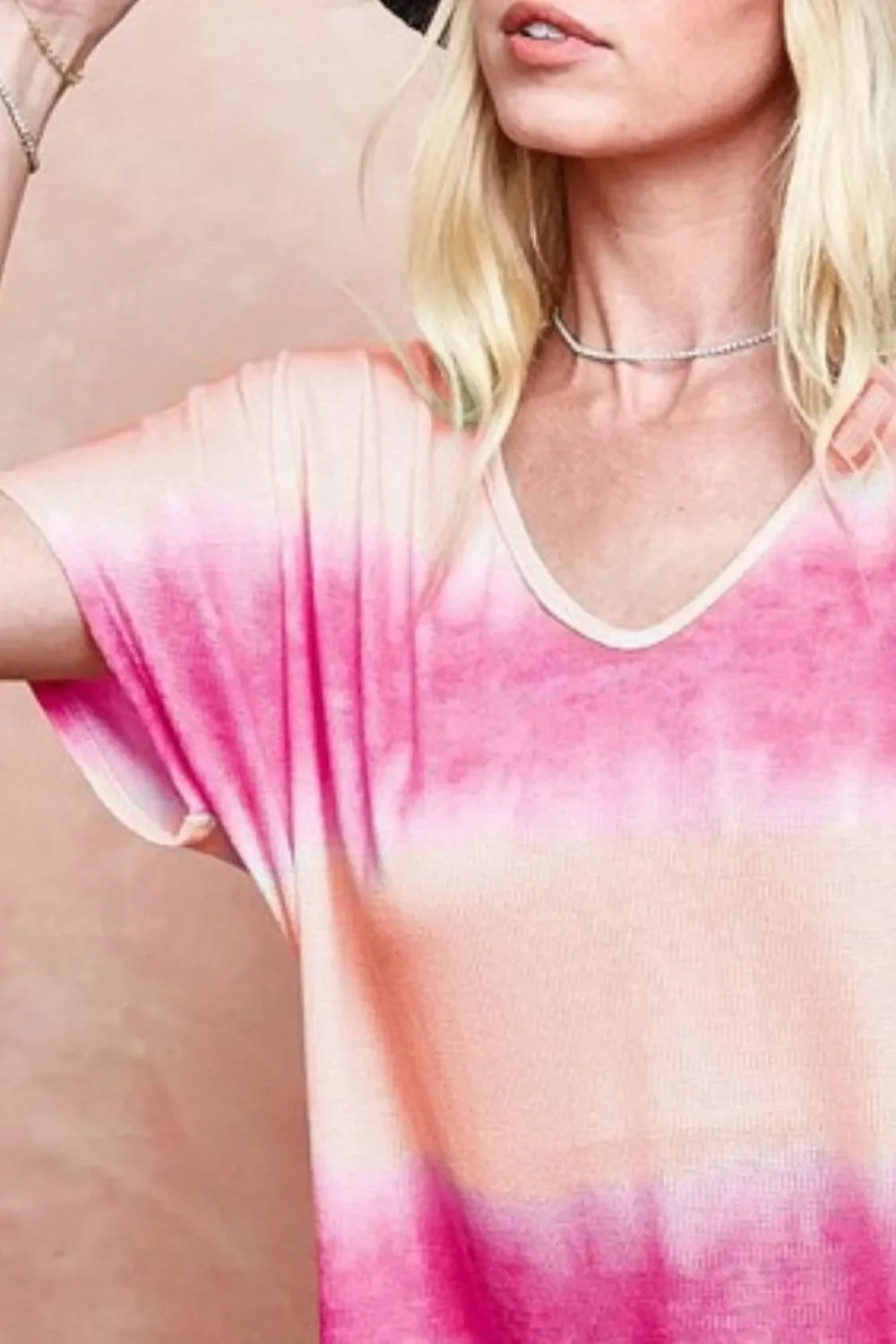 Soft Tie-Dye Hacci Knit Top With Relaxed Fit - Southern Shores Clothing