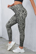 Leopard Print Wide Waistband Leggings Beach Inspired - Southern Shores Clothing