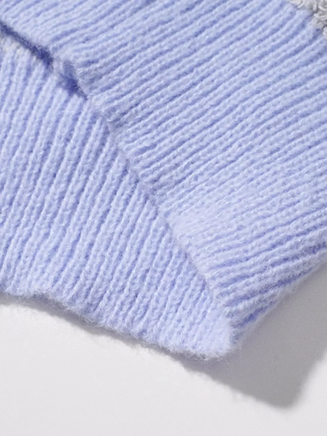 Coastal Star Pattern Ribbed Knitted Sweater - Southern Shores Clothing