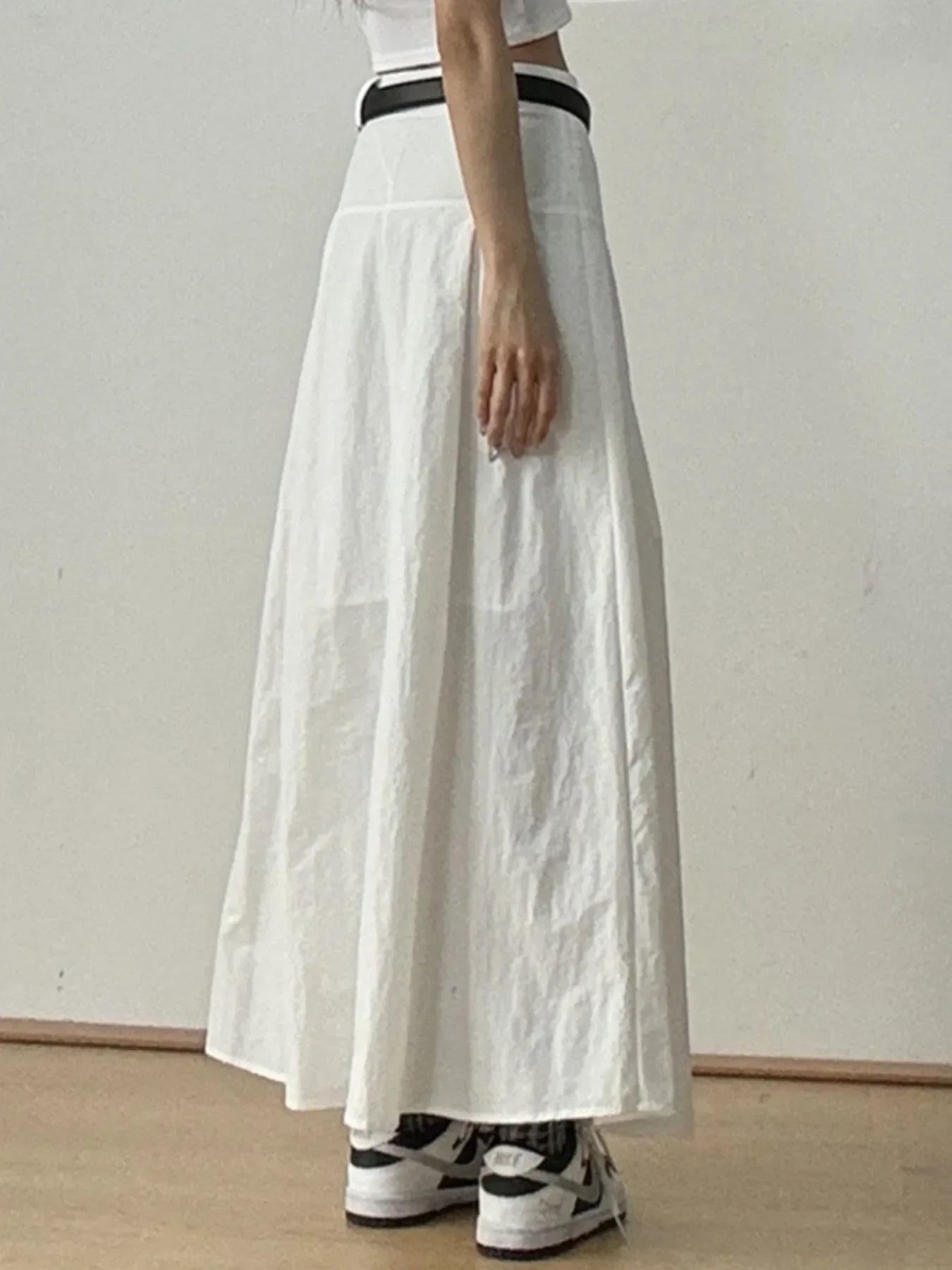 Lightweight High Waist A-Line Maxi Skirt For Summer - Southern Shores Clothing