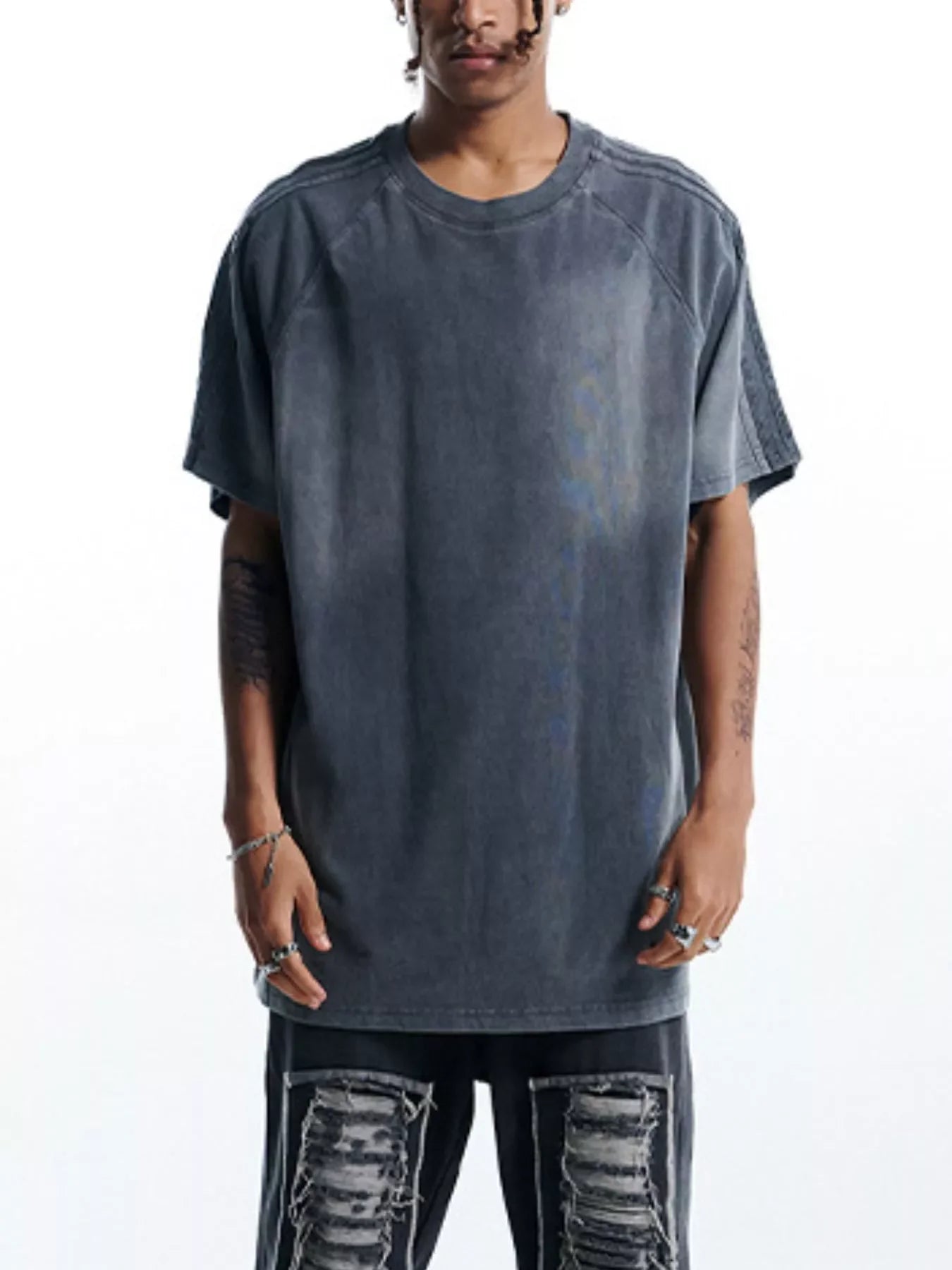Vintage Wash Oversized Stretch Tee Shirt - Southern Shores Clothing