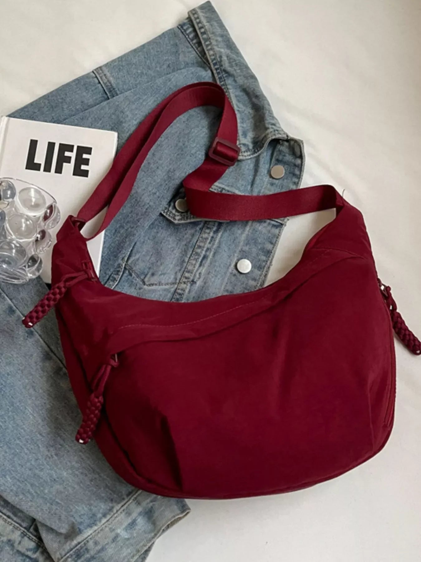Casual Lightweight Polyester Crossbody Bag - Southern Shores Clothing