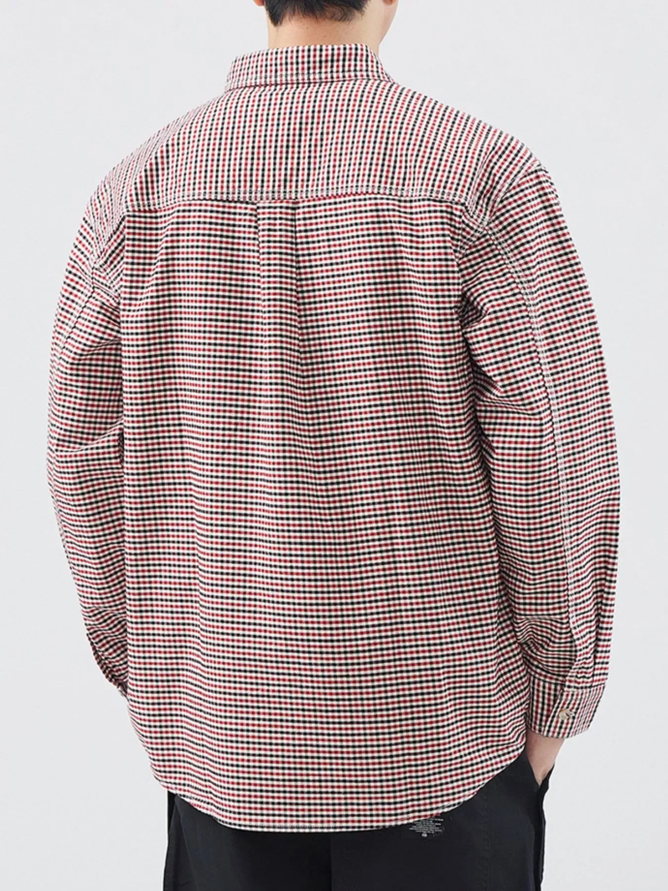 Plus Size Plaid Long Sleeve Button Up Shirt - Southern Shores Clothing