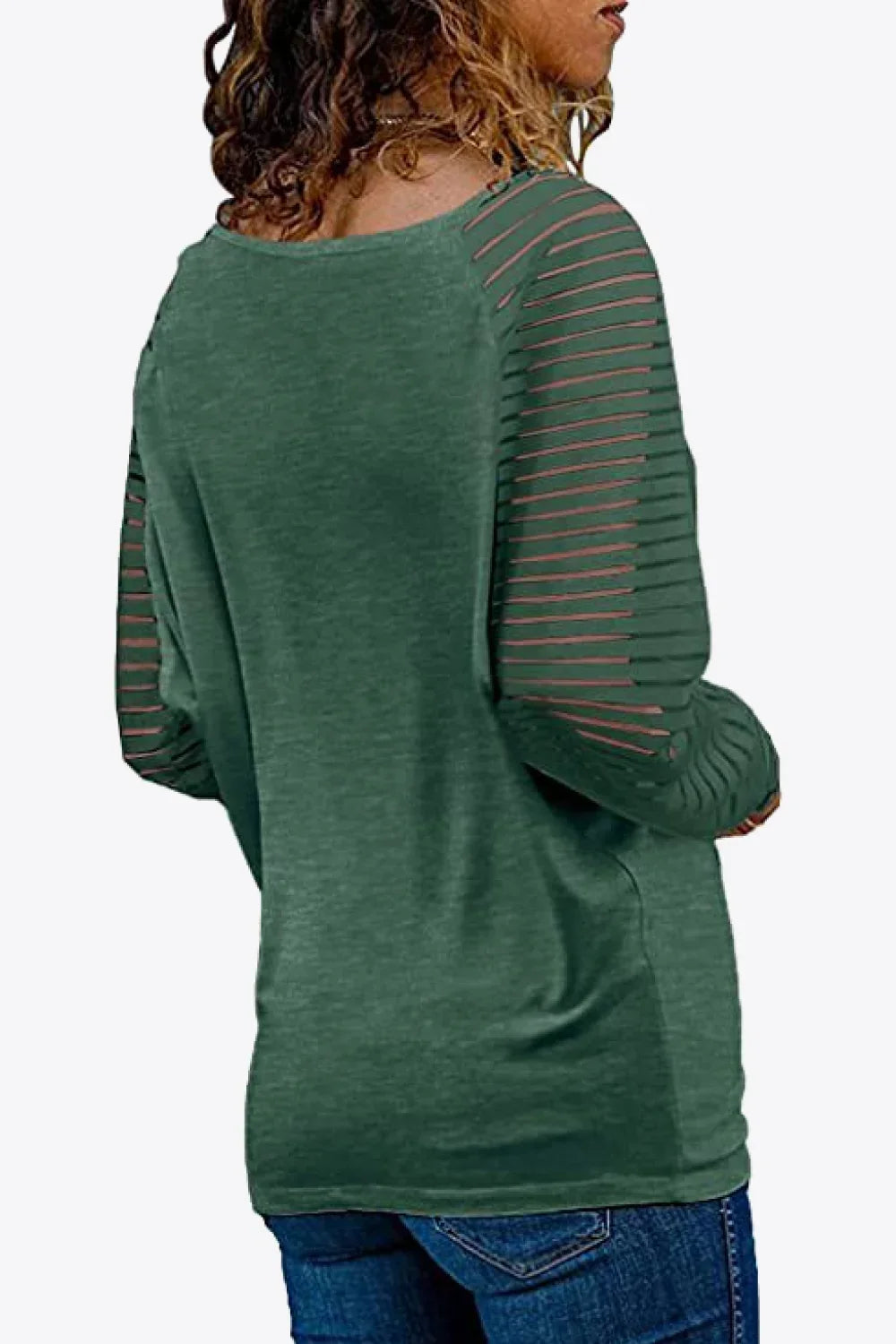 V-Neck Raglan Long Sleeve T-Shirt for Everyday Comfort - Southern Shores Clothing