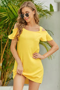Cold-Shoulder Mini Dress For Casual Summer Style - Southern Shores Clothing