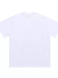 Oversized Crew Neck T Shirt Cotton Polyester Blend - Southern Shores Clothing