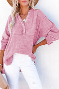 Timeless Southern Shores Clothing Buttoned Long Sleeve 100% Cotton Blouse with Versatile Style - Southern Shores Clothing