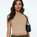 Backless Round Neck Short Sleeve T Shirt - Southern Shores Clothing