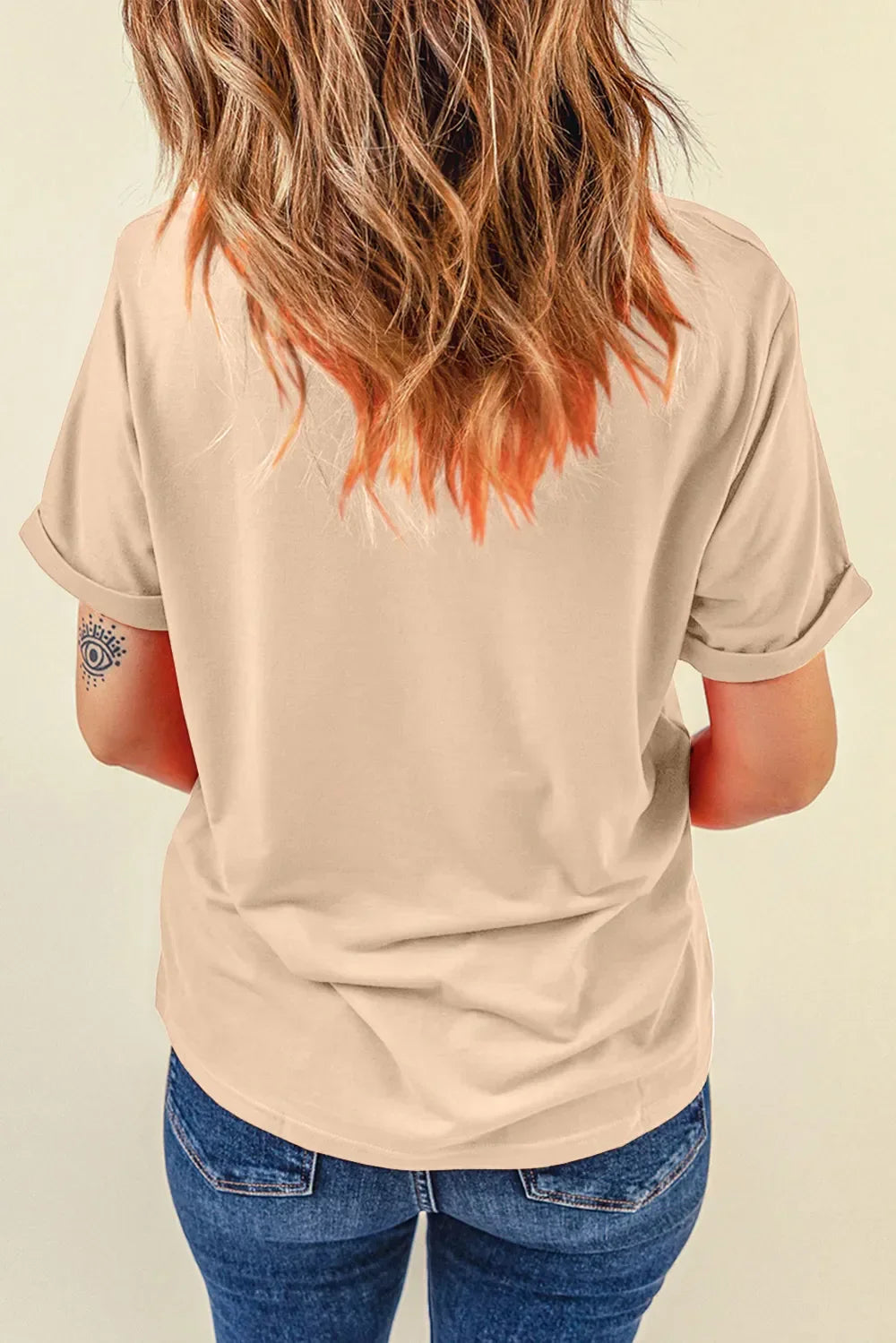 Hat Graphic Round Neck Short Sleeve T Shirt - Southern Shores Clothing