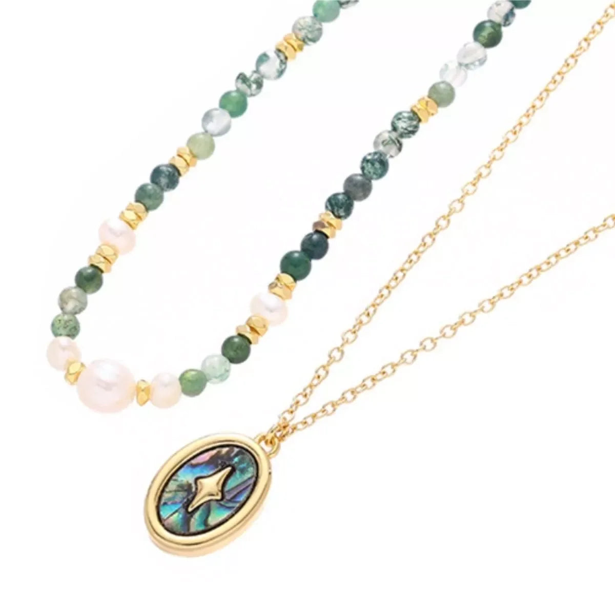 Freshwater Pearl Necklace Set With 18K Gold Plated Finish - Southern Shores Clothing