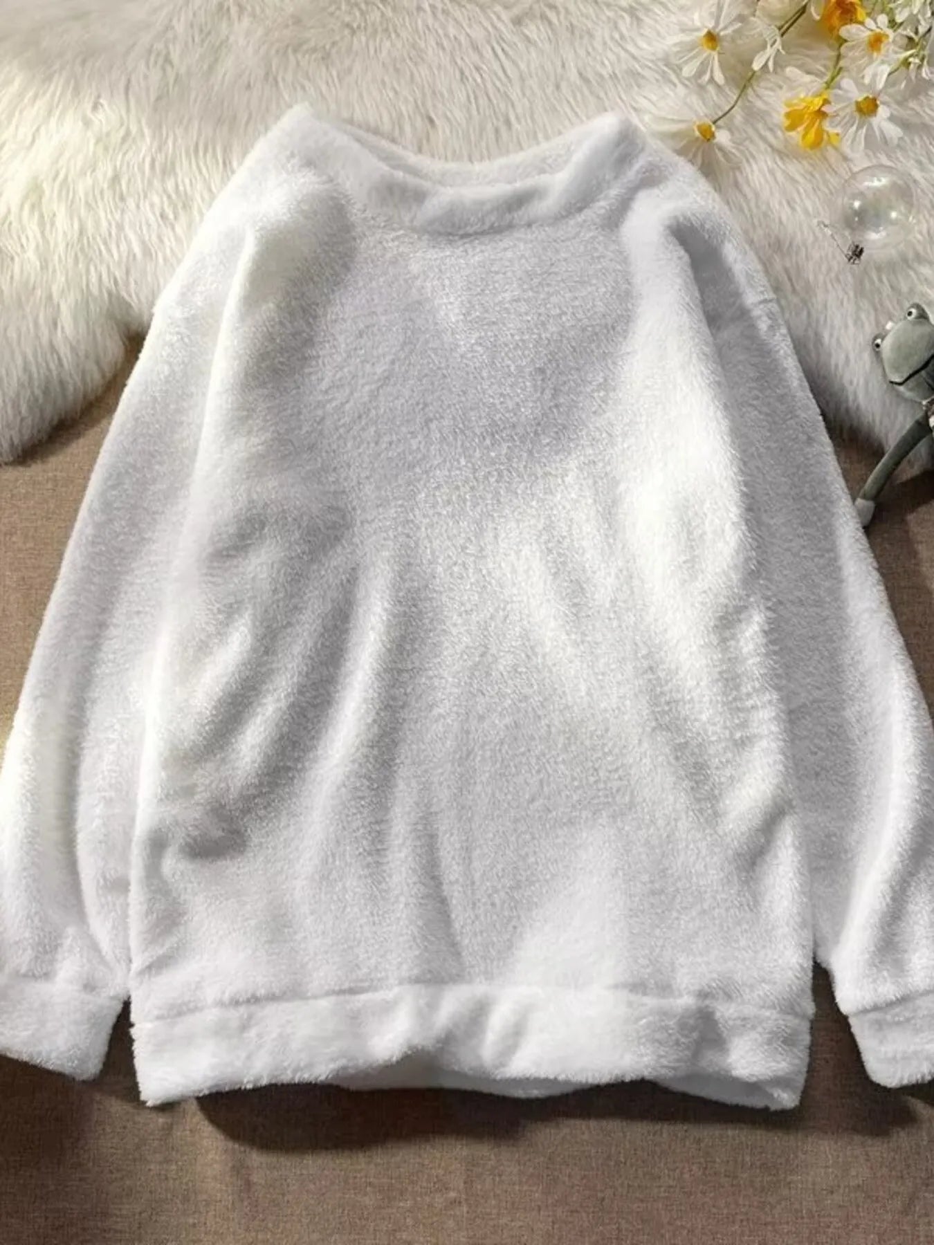 Men's Plus Size Round Neck Long Sleeve Sweater