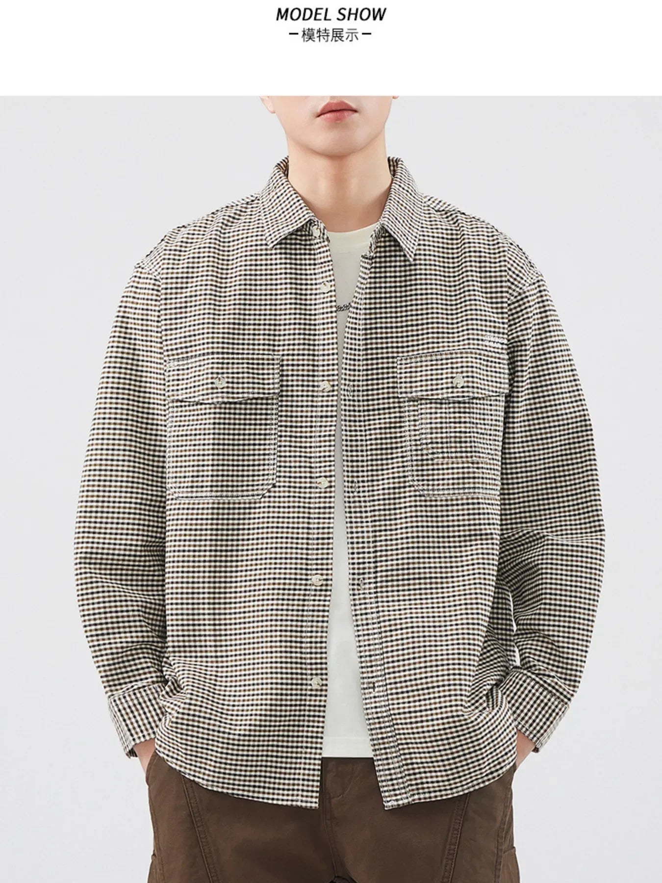 Plus Size Plaid Long Sleeve Button Up Shirt - Southern Shores Clothing