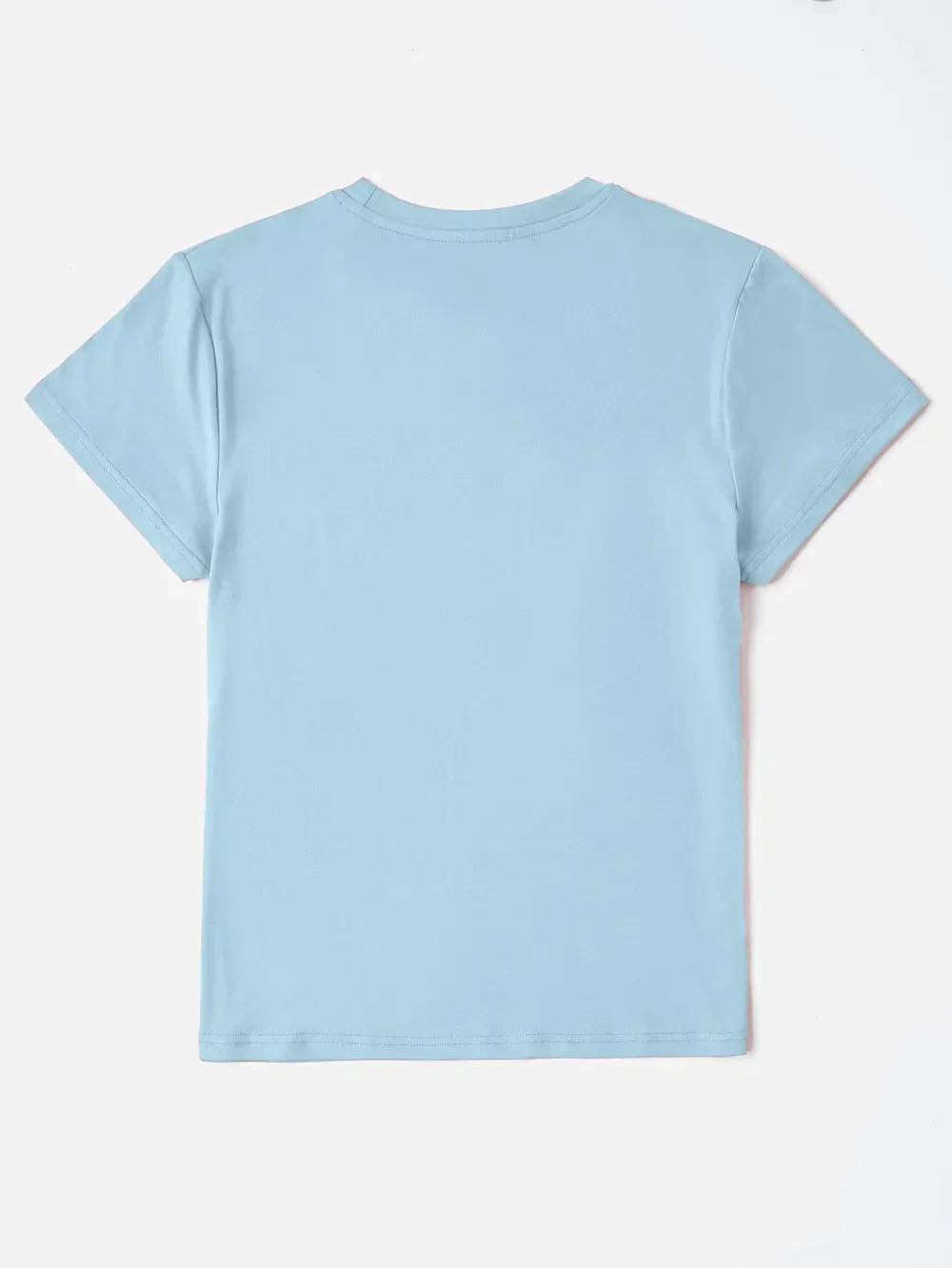 Letter Graphic Round Neck Short Sleeve T-Shirt - Southern Shores Clothing