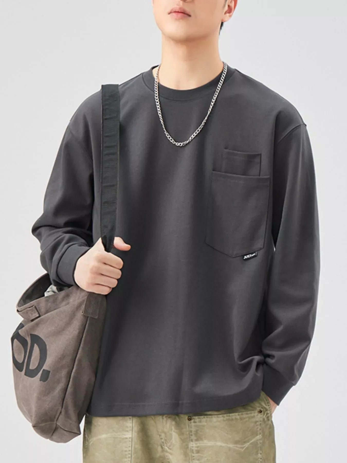 Plus Size Oversized Long Sleeve Pocketed Sweatshirt - Southern Shores Clothing