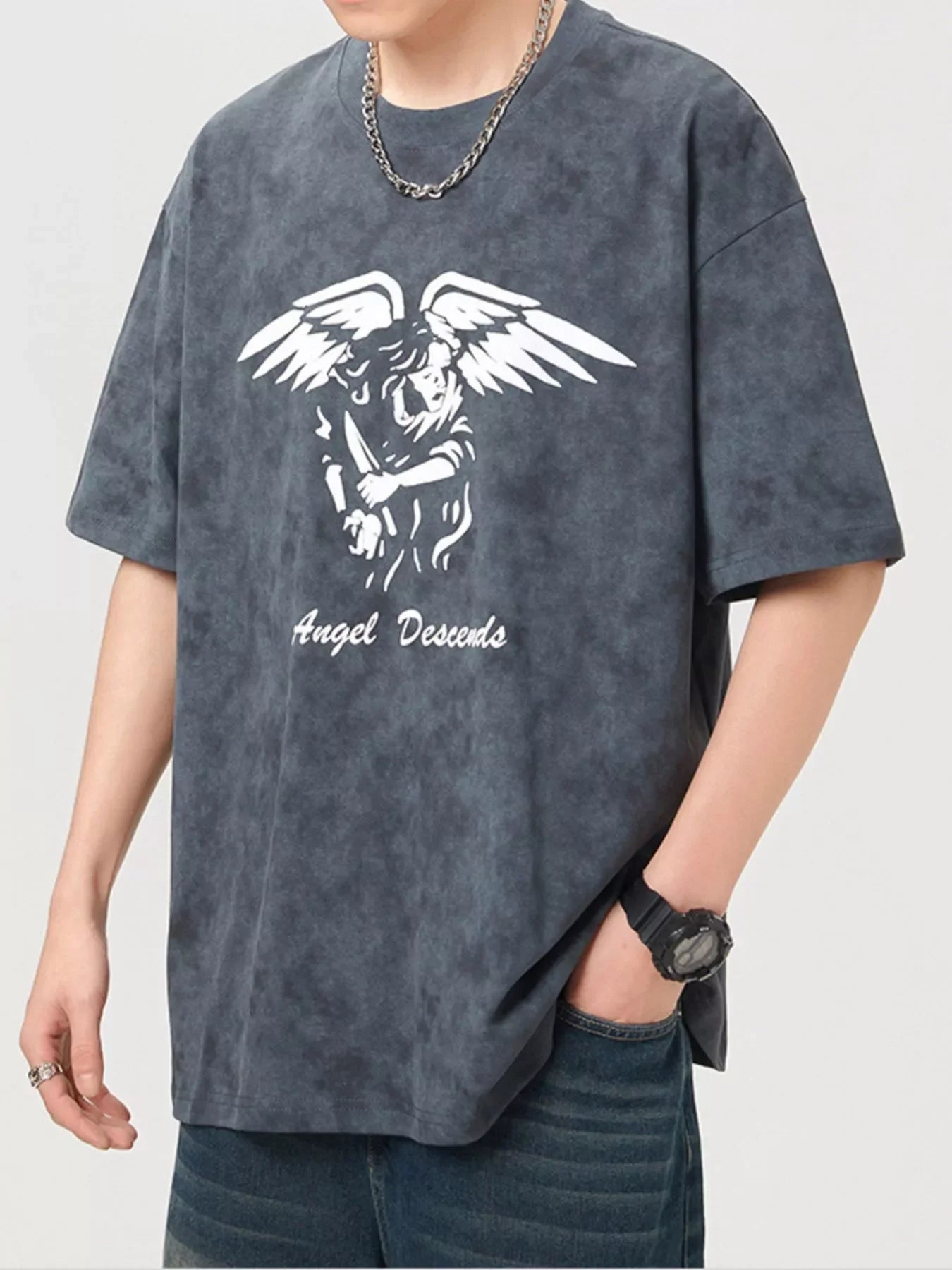 Plus Size Oversized Graphic T-Shirt Cotton - Southern Shores Clothing