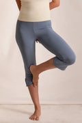 Coastal Side Slit Capris Leggings With Stretch - Southern Shores Clothing